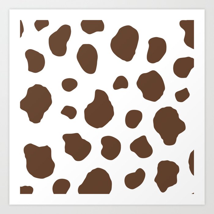 brown cow print background