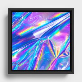 Just A Hologram Framed Canvas