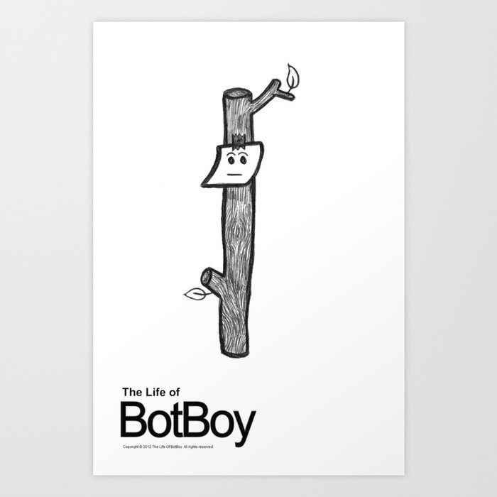 Stick Boy print art People print art at