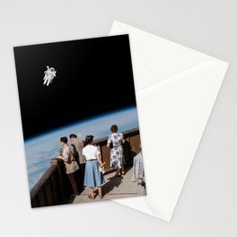 Up in Space Stationery Cards