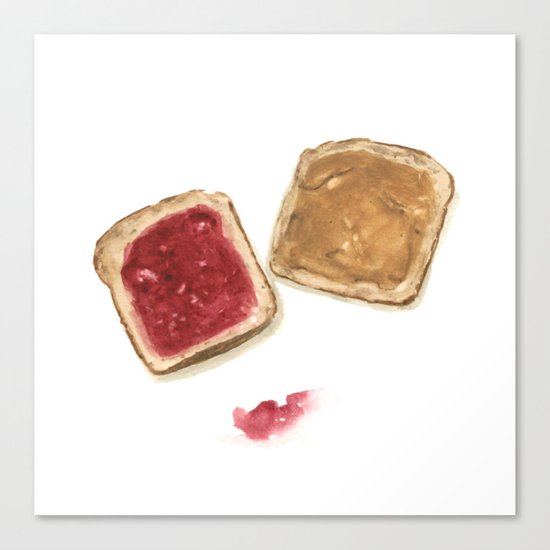PB & J Canvas Print