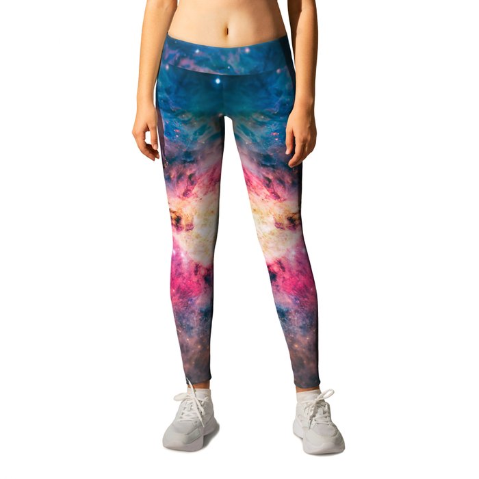 The awesome beauty of the Orion Nebula Leggings by badbugs_art | Society6