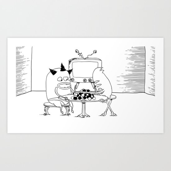 I don't like the drugs Art Print