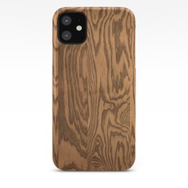 Wood, heavily grained wood grain iPhone Case