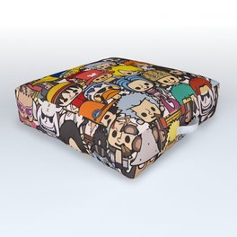 Chibi One Piece Outdoor Floor Cushion | Gear, Fanart, Hat, Anime, Drawing, Monkeyd, Franky, Tony, Chibi, Stampede 