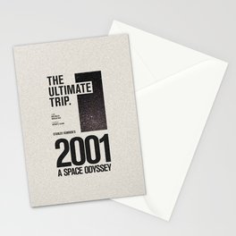 2001: A Space Odyssey Movie Poster Stationery Card