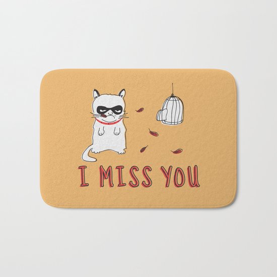 I Miss You Bath Mat