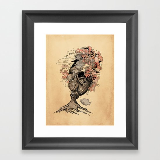 Breath Framed Art Print