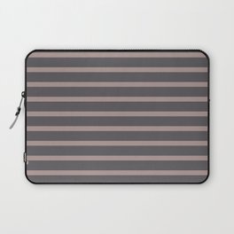 Gray and Pink Stripes Laptop Sleeve