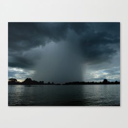 When It Rains Canvas Print | Riverlife, Southeastasia, Laos, Natureshots, Water, Travelphotography, Dondet, Asia, Naturepics, Downpour 