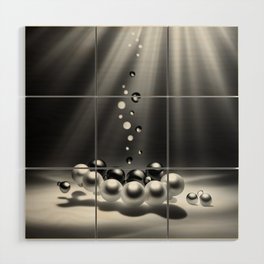 Pearls riddle Wood Wall Art