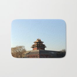 China Photography - Autumn At The Forbidden City In Beijing Bath Mat