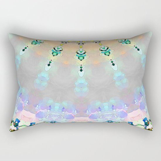 Abstract Sunshine Mosaic Rectangular Pillow