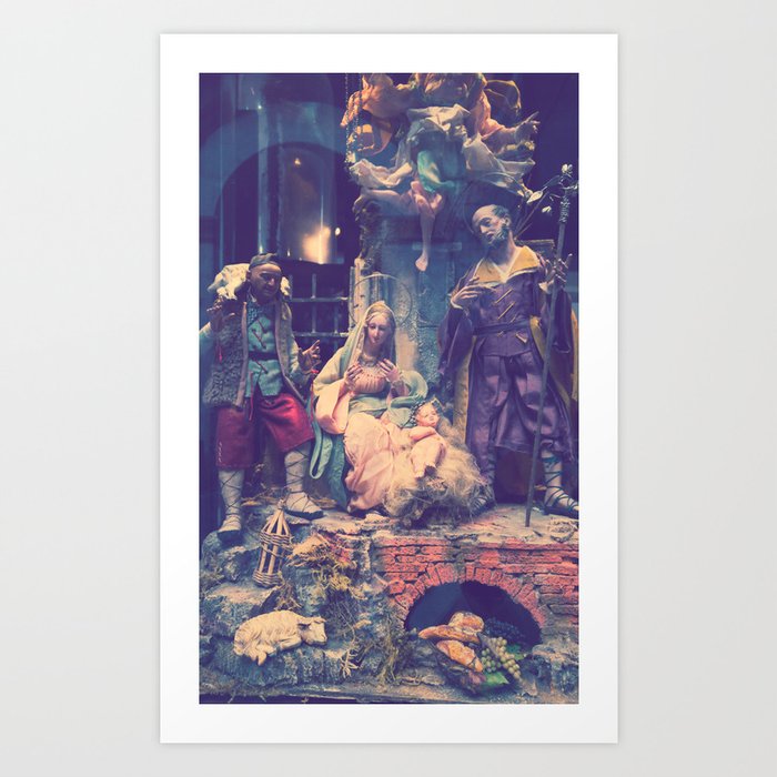 Christmas Nativity Scene Art Print By Diandraphotography Society6