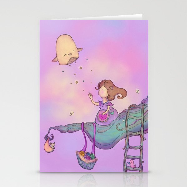 Up on the treetop 2 Stationery Cards