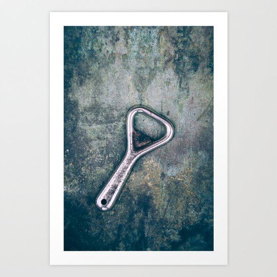 Vintage Bottle Opener Art Print