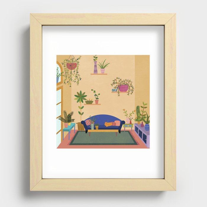 Cat House Recessed Framed Print