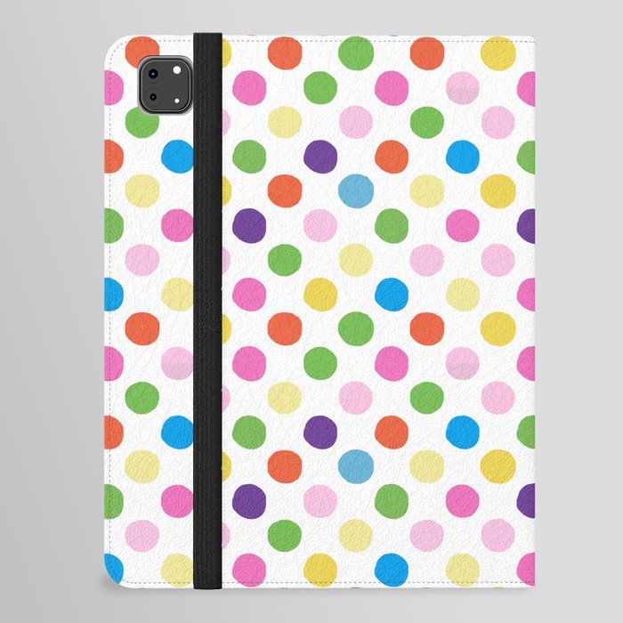 Happy Spring Polka Dot iPad Folio Case