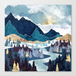 Valley Sunrise Canvas Print