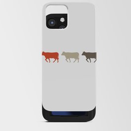 Three Cows iPhone Card Case