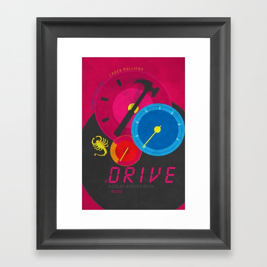 Drive Framed Art Print