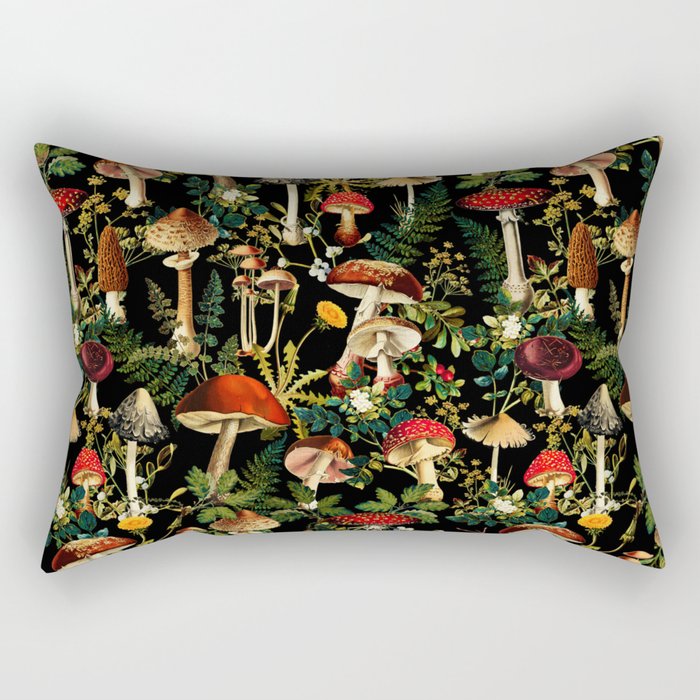Mushroom Paradise Rectangular Pillow