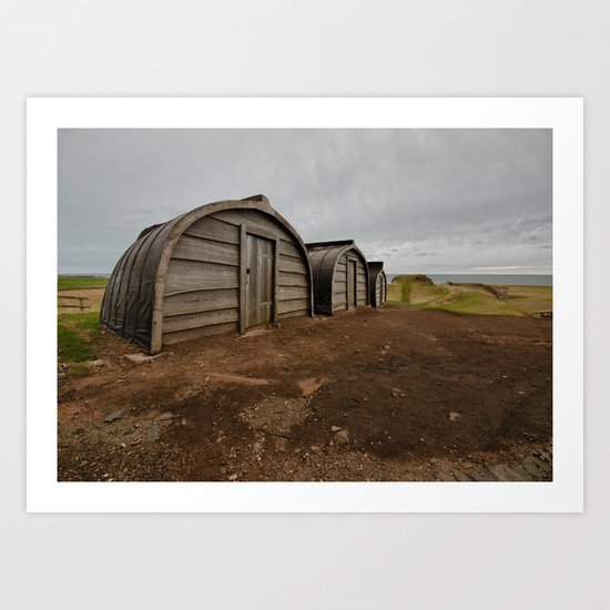 Lindisfarne Offices Art Print