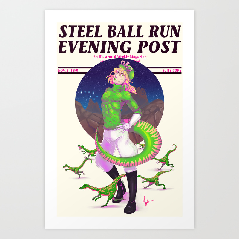 Jjba Diego Brando Ver 1 Art Print By Ff0555 Society6