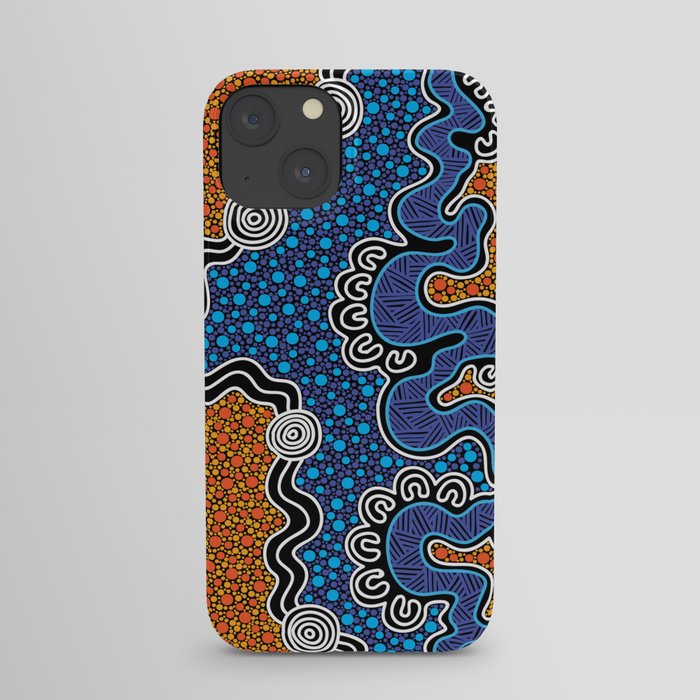 Authentic Aboriginal Art - 10 iPhone Case