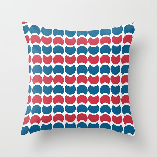 Hob Nob America Stripes Throw Pillow