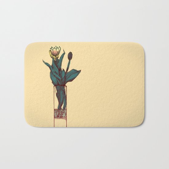 Tulip Vase Bath Mat