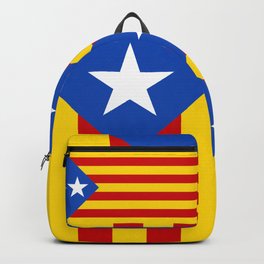 Estelada Blava - Senyera estelada, Banner version Backpack | Graphicdesign, Senyera, Catalunya, Catalonia, Esteladablava, Catalonha, Spain, Barcelona, Flag, Starredflag 
