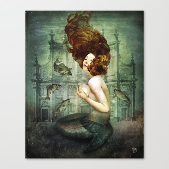The Mermaid´s Pearl Canvas Print