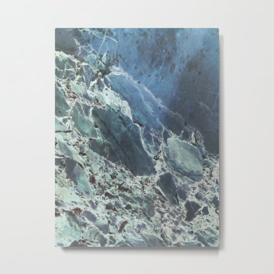Water Marble Metal Print