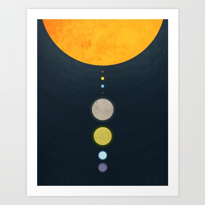 Our Planets Art Print