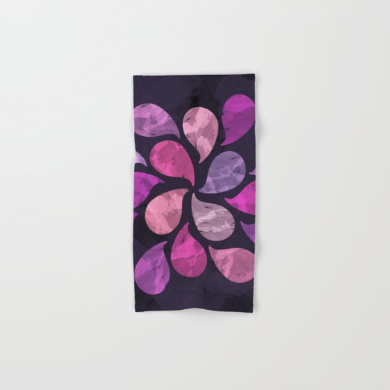 Abstract Water Drops Hand & Bath Towel