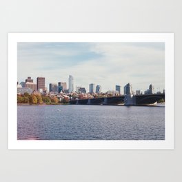 Boston Skyline Art Print