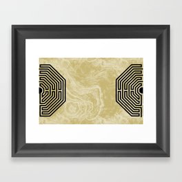 Labyrinth of Amiens 2 Framed Art Print