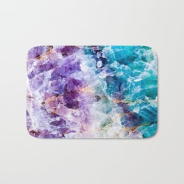 Multicolor quartz texture Bath Mat