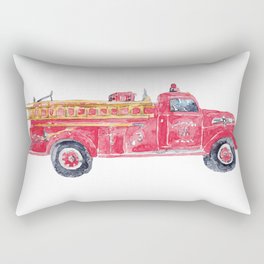 Fire truck print firetruck Rectangular Pillow