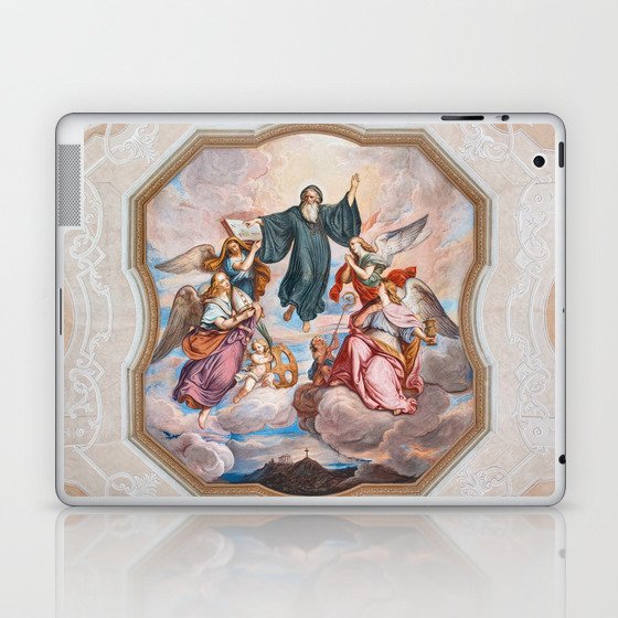 Ceiling Mural of St. Benedict's Hall  Laptop & iPad Skin