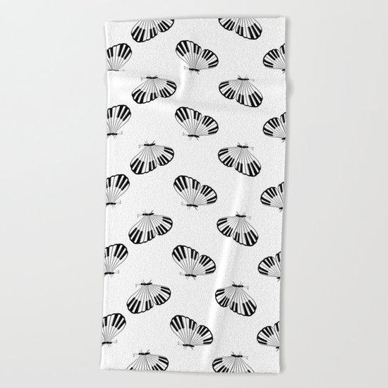 Musical Butterfly Beach Towel