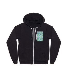 Wavy Daisies Zip Hoodie