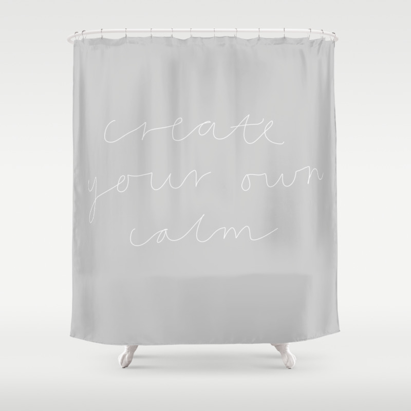 Create Your Own Calm Shower Curtain By, Create Own Shower Curtain