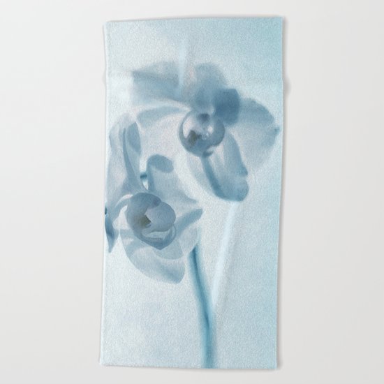 Orchid flowers Beach Towel