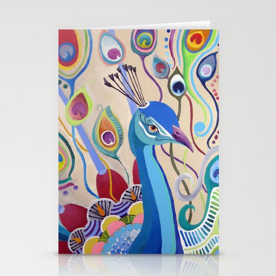 Peacock Stationery Cards