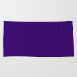 Deep Violet Beach Towel