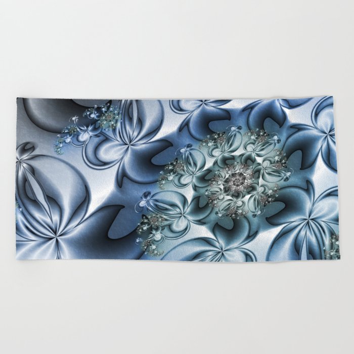 Dynamic Spiral Abstract Fractal Art Beach Towel By Gabiwart