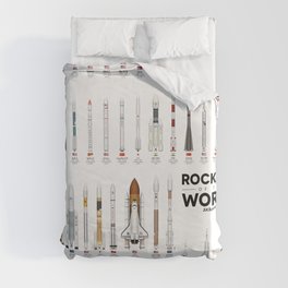 Rockets of the World 2023 Duvet Cover