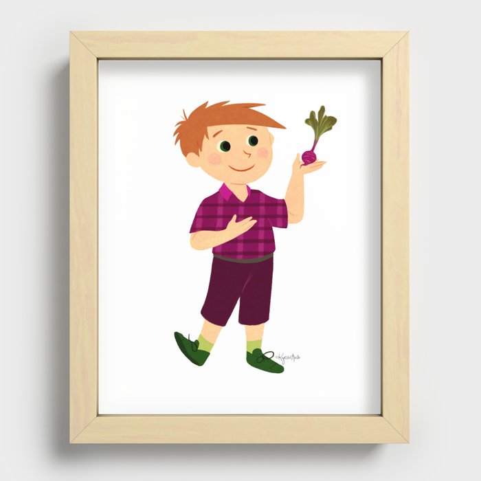 Beets Recessed Framed Print